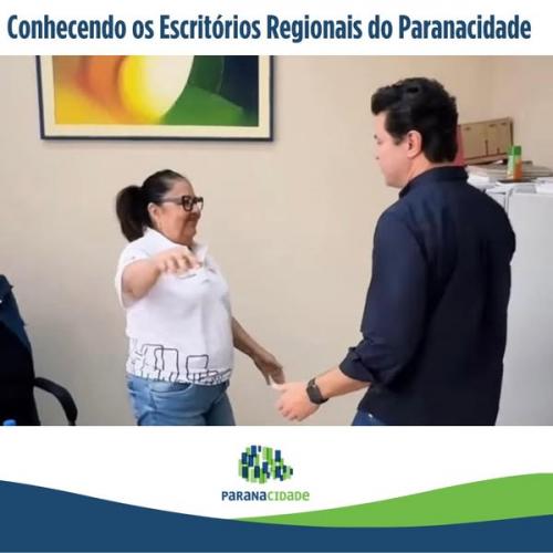 Guto Silva visita Escritórios Regionais do Paranacidade