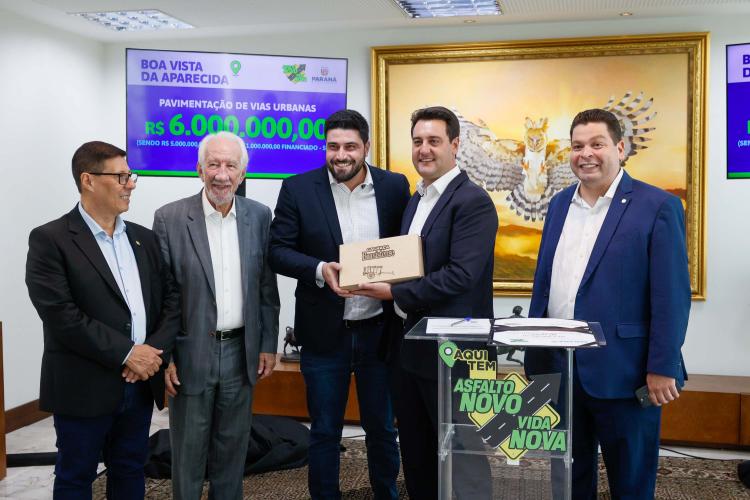 Ratinho Junior libera mais R$ 33,6 milhões para nove cidades