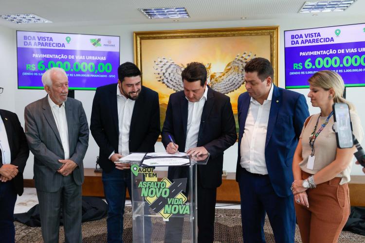 Ratinho Junior libera mais R$ 33,6 milhões para nove cidades