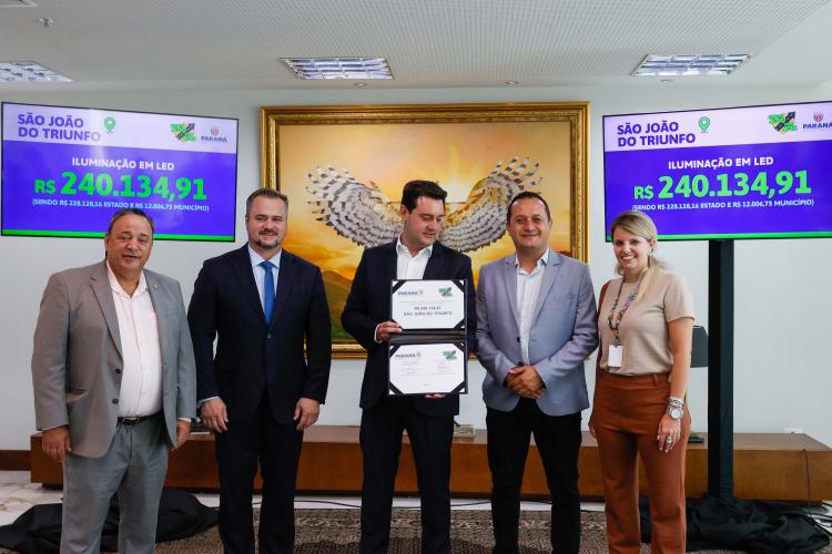 Ratinho Junior libera mais R$ 33,6 milhões para nove cidades