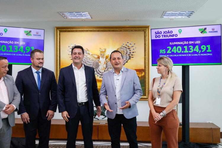 Ratinho Junior libera mais R$ 33,6 milhões para nove cidades