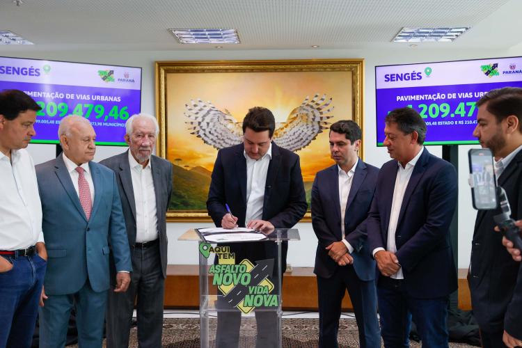 Ratinho Junior libera mais R$ 33,6 milhões para nove cidades