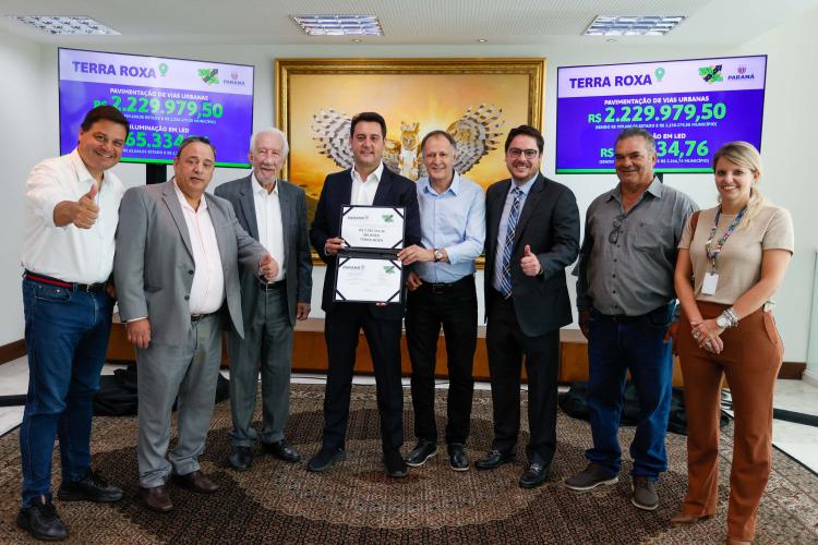 Ratinho Junior libera mais R$ 33,6 milhões para nove cidades