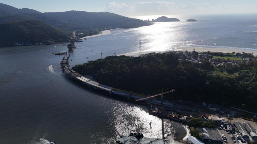 Do sonho à realidade: Ponte de Guaratuba alcança 50% de conclusão