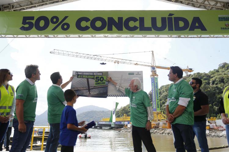 Do sonho à realidade: Ponte de Guaratuba alcança 50% de conclusão