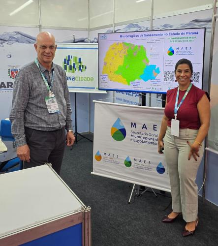 O 53º Congresso Nacional de Saneamento da Assemae, em Caldas Novas, tem representantes do Paranacidade e SECID