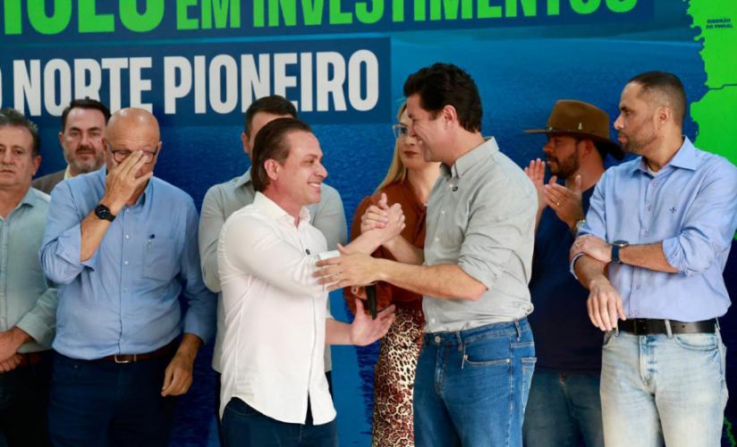 Estado repassa mais de R$ 230 milhões do Asfalto Novo, Vida Nova para Norte e Norte Pioneiro