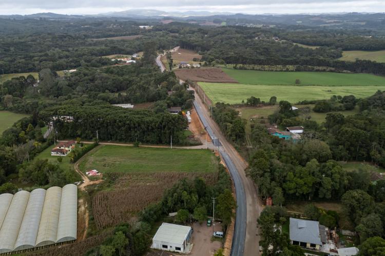 Obra da nova ligação entre Mandirituba e São José dos Pinhais entra na concretagem