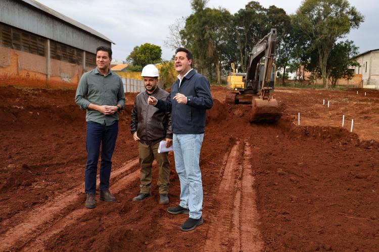 Obras da Nova Escola Estadual de R$ 18 milhões em Pato Branco já estão em andamento