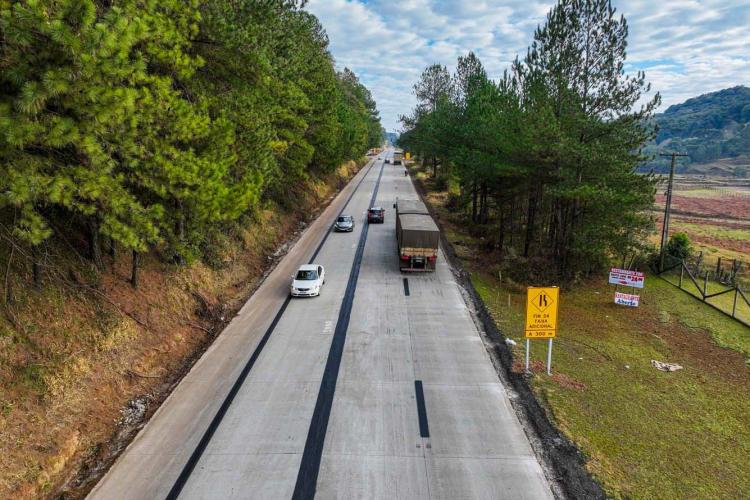 Governo conclui modernização da PRC-280 com 140 quilômetros de concreto