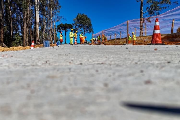 Pavimentação entre Mandirituba e São José dos Pinhais chega a 25% de conclusão