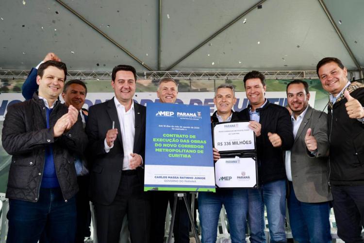 Investimento de R$ 336 milhões: governador autoriza obras do novo Contorno Sul de Curitiba