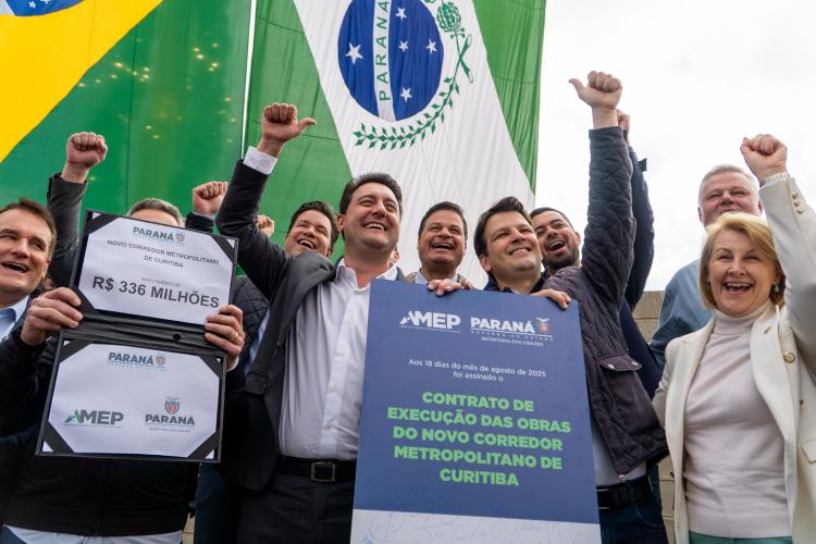 Investimento de R$ 336 milhões: governador autoriza obras do novo Contorno Sul de Curitiba