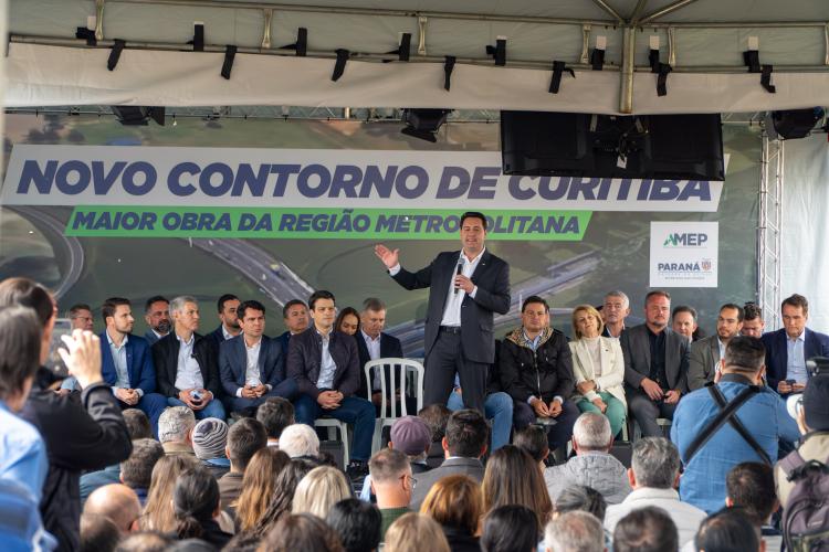 Investimento de R$ 336 milhões: governador autoriza obras do novo Contorno Sul de Curitiba
