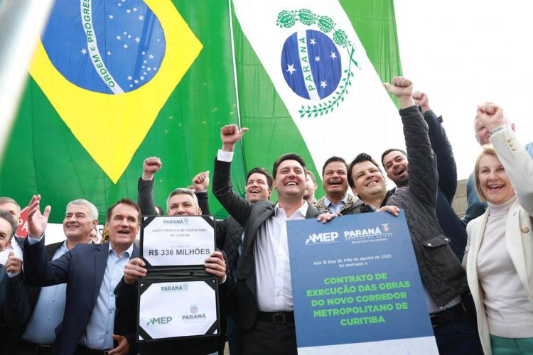 Investimento de R$ 336 milhões: governador autoriza obras do novo Contorno Sul de Curitiba