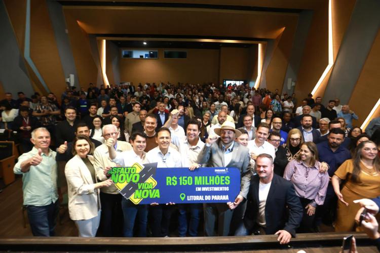 Estado anuncia R$ 150 milhões em pavimentação nos sete Municípios do Litoral