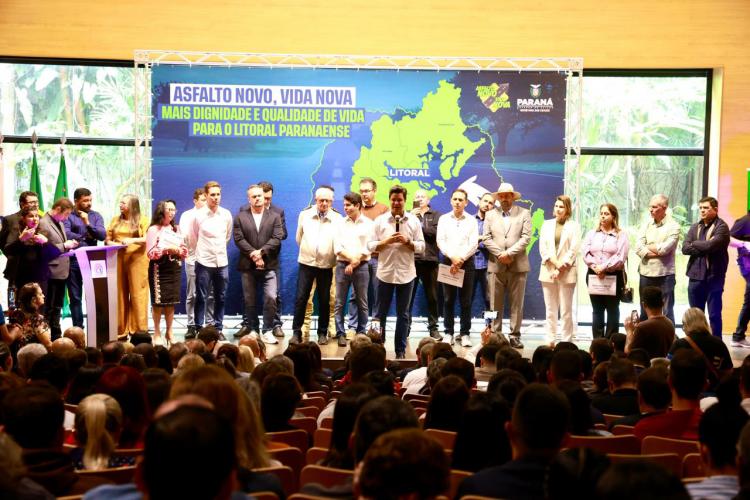 Estado anuncia R$ 150 milhões em pavimentação nos sete Municípios do Litoral