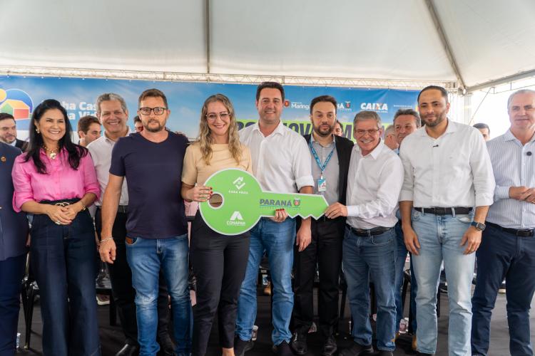 Com nova entrega, Casa Fácil Paraná já beneficiou 6,1 mil famílias de Maringá