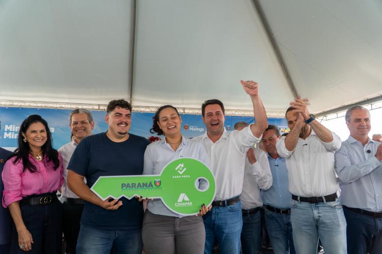 Com nova entrega, Casa Fácil Paraná já beneficiou 6,1 mil famílias de Maringá