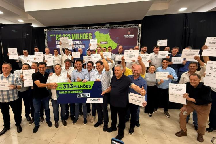 Governo do Estado anuncia mais de R$ 333 milhões para 50 cidades da região Oeste