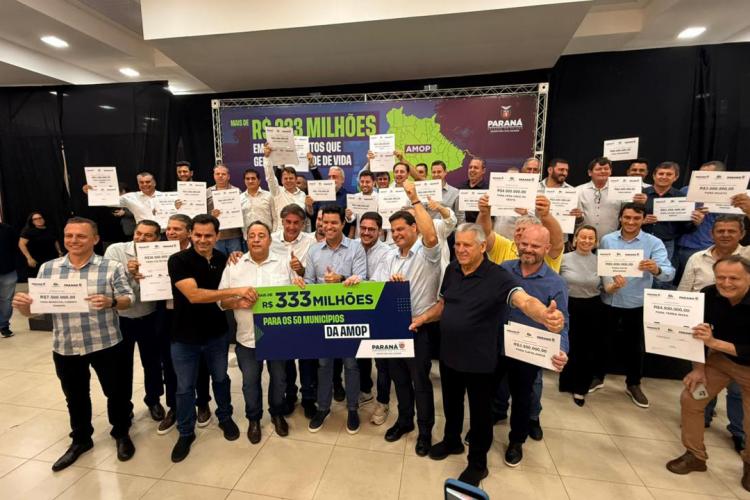 Governo do Estado anuncia mais de R$ 333 milhões para 50 cidades da região Oeste