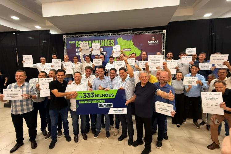 Governo do Estado anuncia mais de R$ 333 milhões para 50 cidades da região Oeste