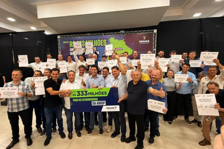 Governo do Estado anuncia mais de R$ 333 milhões para 50 cidades da região Oeste