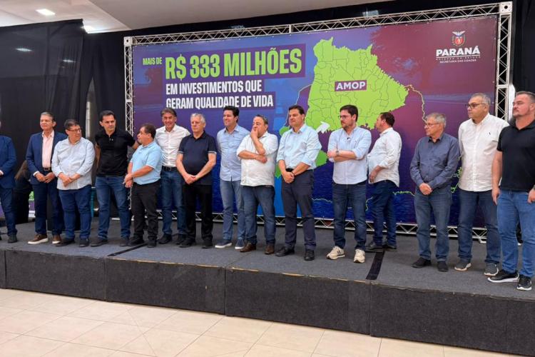 Governo do Estado anuncia mais de R$ 333 milhões para 50 cidades da região Oeste