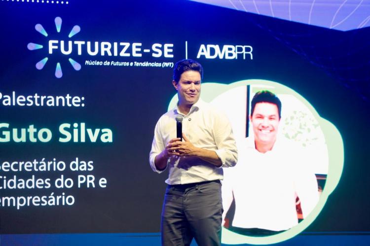 Guto Silva destaca inovação pública com foco nas pessoas no Futurize-se da ADVB/PR
