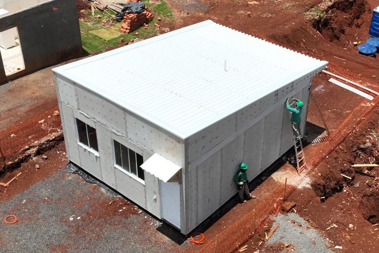 Cinco casas novas estão em construção em Rio Bonito do Iguaçu
