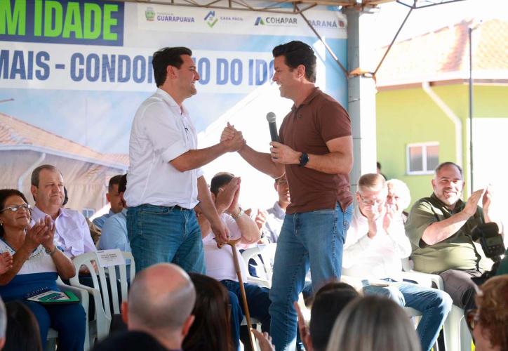 Governador inaugura o Condomínio do Idoso de Guarapuava, o 8° do Estado