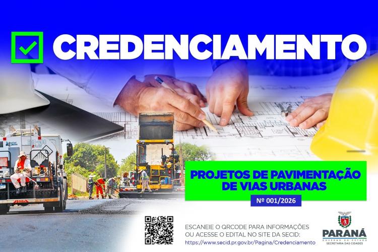 Pavimentação Urbana: Empresas de engenharia e arquitetura podem se credenciar para prestação de serviços de elaboração de projetos