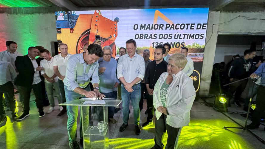 Com R$ 240 milhões do Estado, mais de 200 ruas de Colombo vão receber nova pavimentação