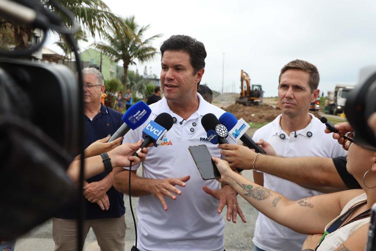 Estado anuncia R$ 50 milhões para pavimentação em Pontal do Paraná