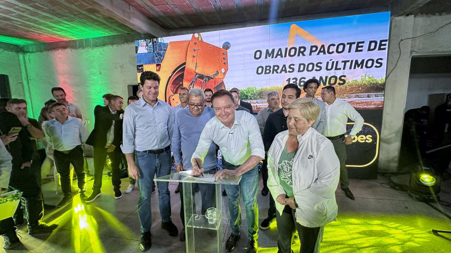 Com R$ 240 milhões do Estado, mais de 200 ruas de Colombo vão receber nova pavimentação