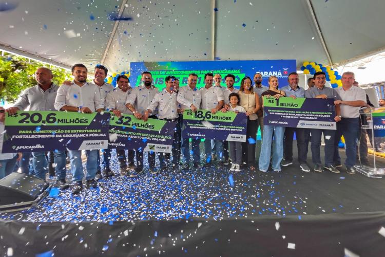 Da saúde ao saneamento, Estado anuncia investimento de mais de R$ 1 bilhão em Apucarana