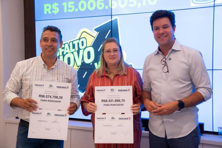 Estado autoriza mais R$ 197 milhões para pavimentação em 15 municípios