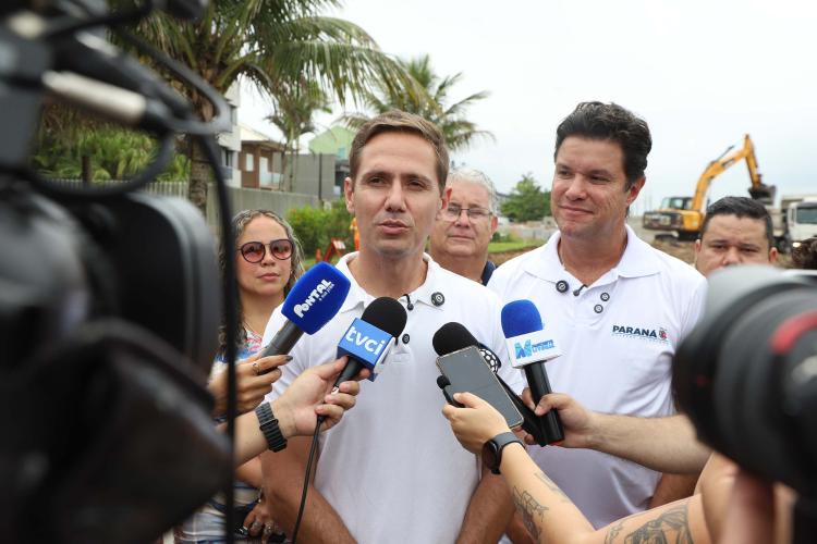 Estado anuncia R$ 50 milhões para pavimentação em Pontal do Paraná