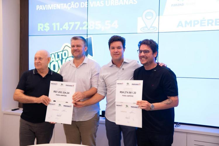 Estado autoriza mais R$ 197 milhões para pavimentação em 15 municípios