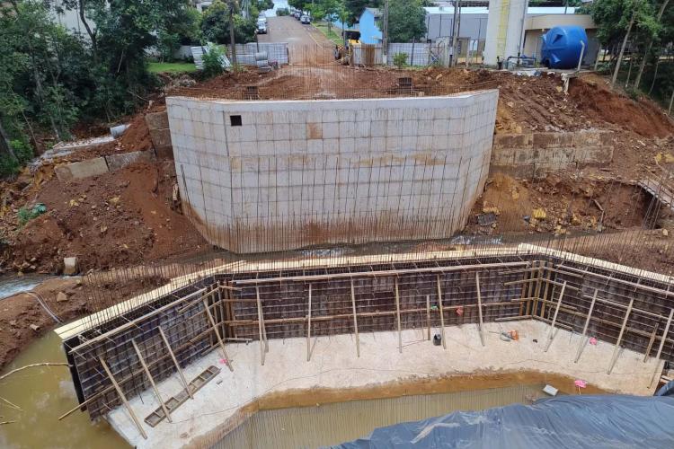 Obras de pontes em Dois Vizinhos avançam com recursos de R$ 7 milhões do Estado