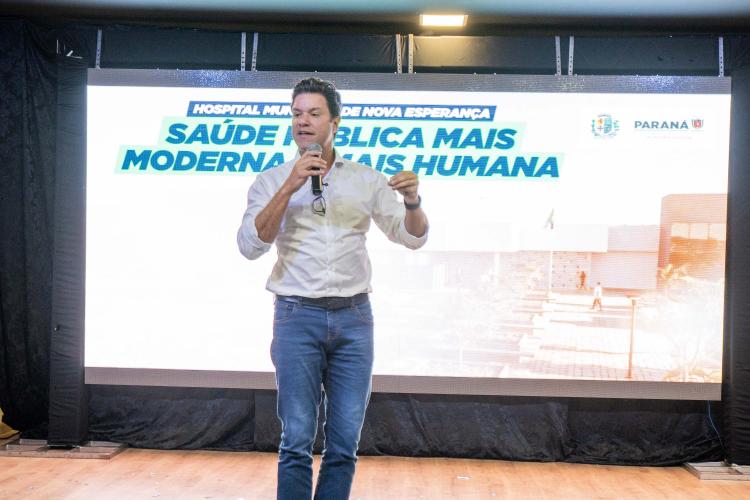 Ratinho Junior anuncia R$ 18,2 milhões para construção de hospital em Nova Esperança