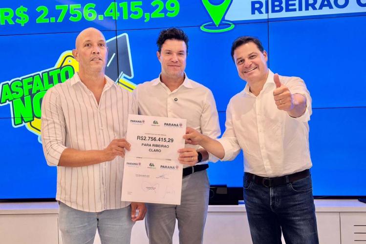 Estado anuncia mais R$ 70 milhões em recursos para pavimentação de 13 municípios