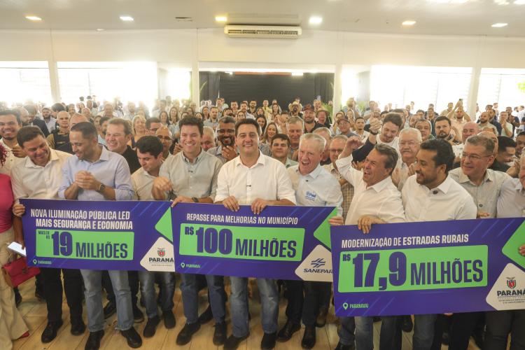 Paranavaí recebe R$ 119 milhões para modernização da infraestrutura urbana