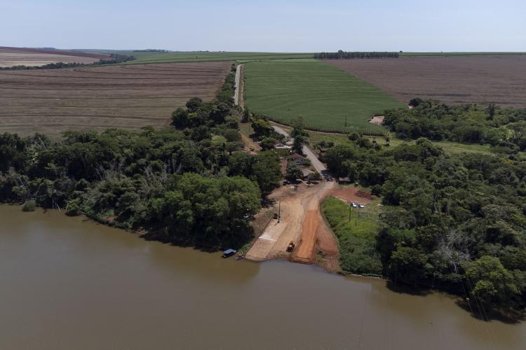 Fim da balsa: Ratinho Junior lança obra da ponte entre Japurá e São Carlos do Ivaí