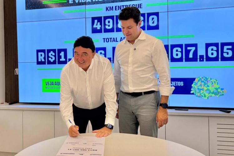 Estado anuncia mais R$ 70 milhões em recursos para pavimentação de 13 municípios