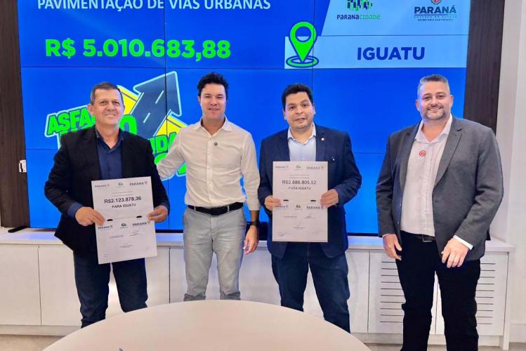 Estado anuncia mais R$ 70 milhões em recursos para pavimentação de 13 municípios