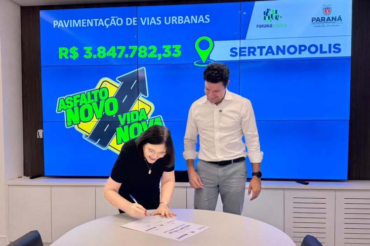 Estado anuncia mais R$ 70 milhões em recursos para pavimentação de 13 municípios