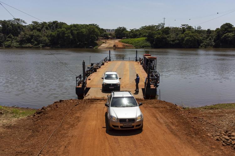 Fim da balsa: Ratinho Junior lança obra da ponte entre Japurá e São Carlos do Ivaí