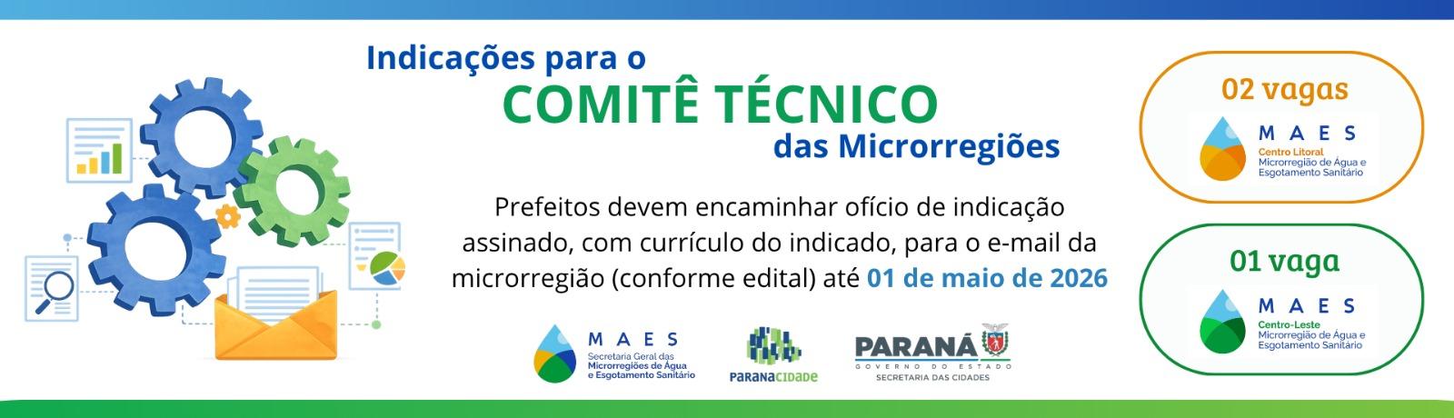 Microrregiões abrem processos para recomposição do Conselho Participativo e do Comitê Técnico