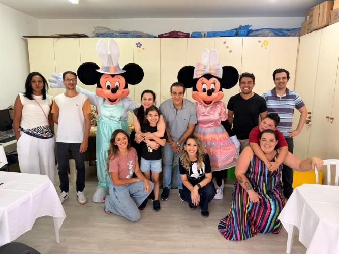 Servidores da Secid realizam Páscoa Solidária com as crianças da APACN